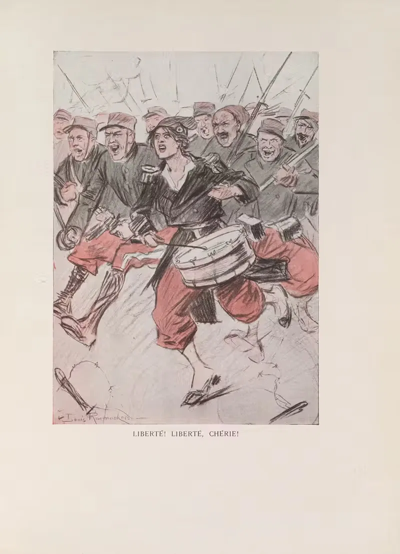 Свобода! Свобода, дорогая! by Луи Раемекерс, 1916-1917 — digital art print download