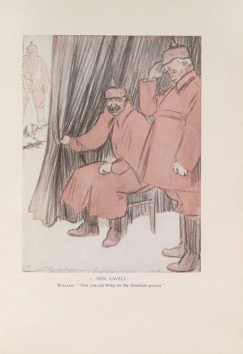 Мисс Кавелл by Луи Раемекерс, 1916-1917 — digital art print download