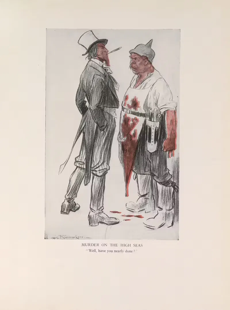 Убийство на открытом море by Луи Раемекерс, 1916-1917 — digital art print download