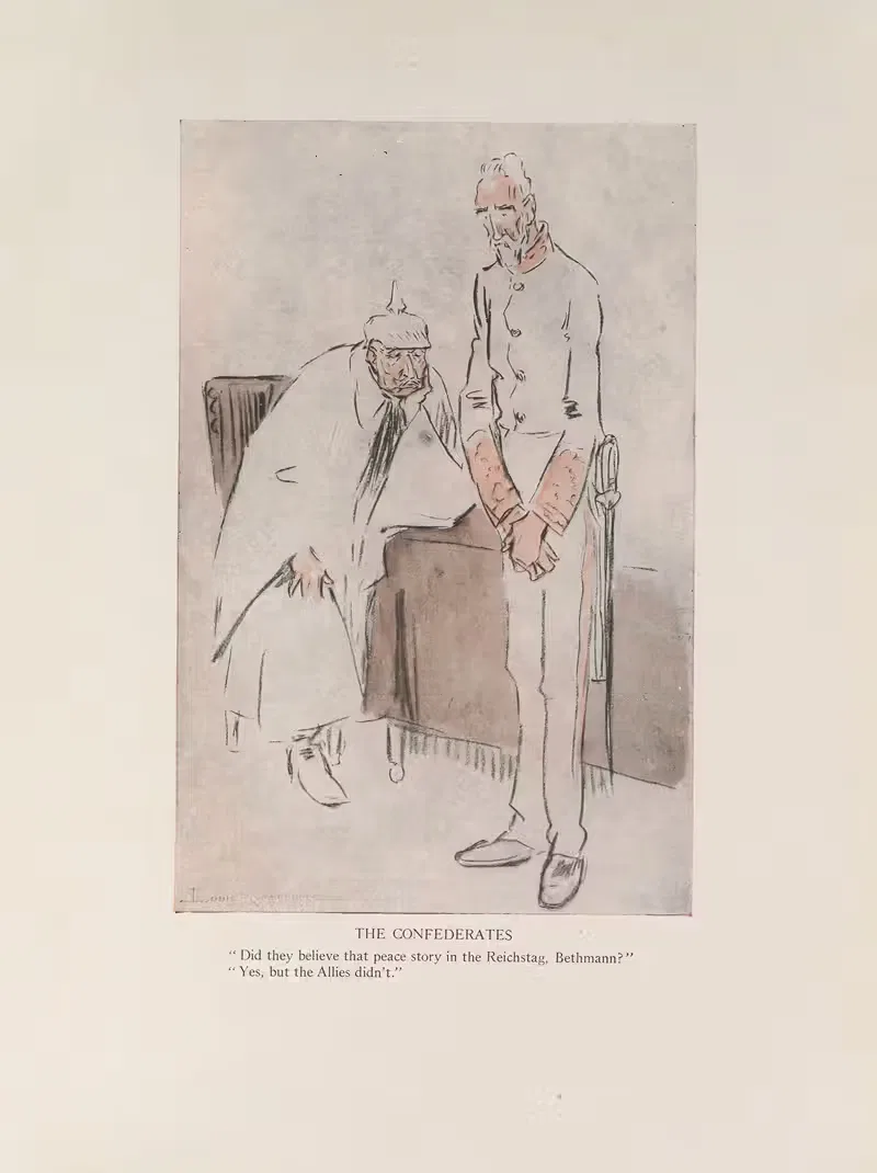 Пацифистский кайзер (Конфедераты) by Луи Раемекерс, 1916-1917 — digital art print download