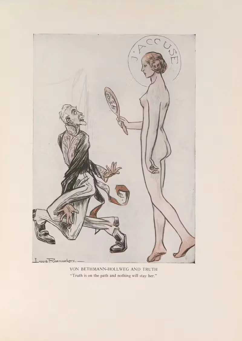 Фон Бетманн-Гольвег и истина. by Луи Раемекерс, 1916-1917 — digital art print download