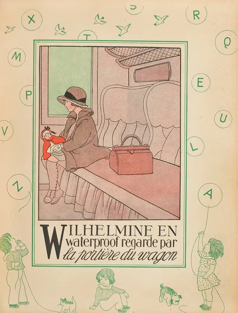 Алфавит и изображения Пл.28 by Мари-Мадлен Франк-Нохен, 1933 — digital art print download