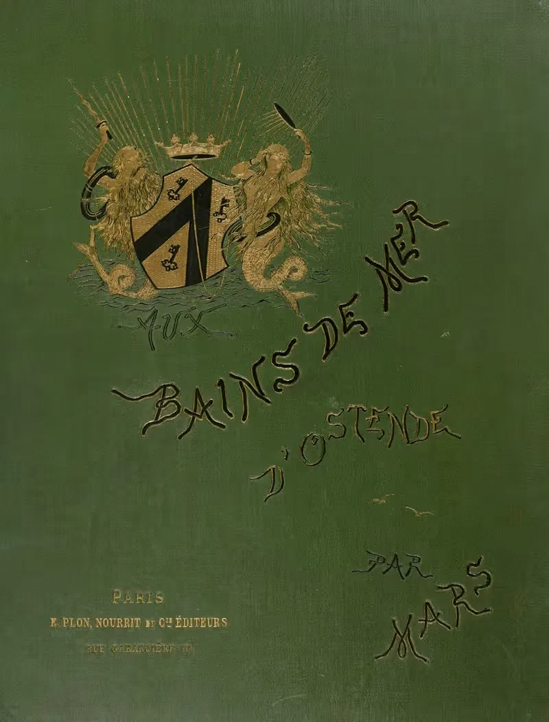 На морских купаниях в Остенде by Марс (Морис Бонвуа), 1885 — digital art print download