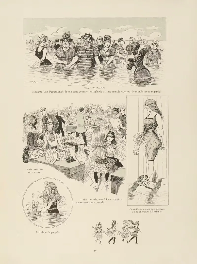 Aux bains de mer d'Ostende Pl.27 — Mars (Maurice Bonvoisin)
