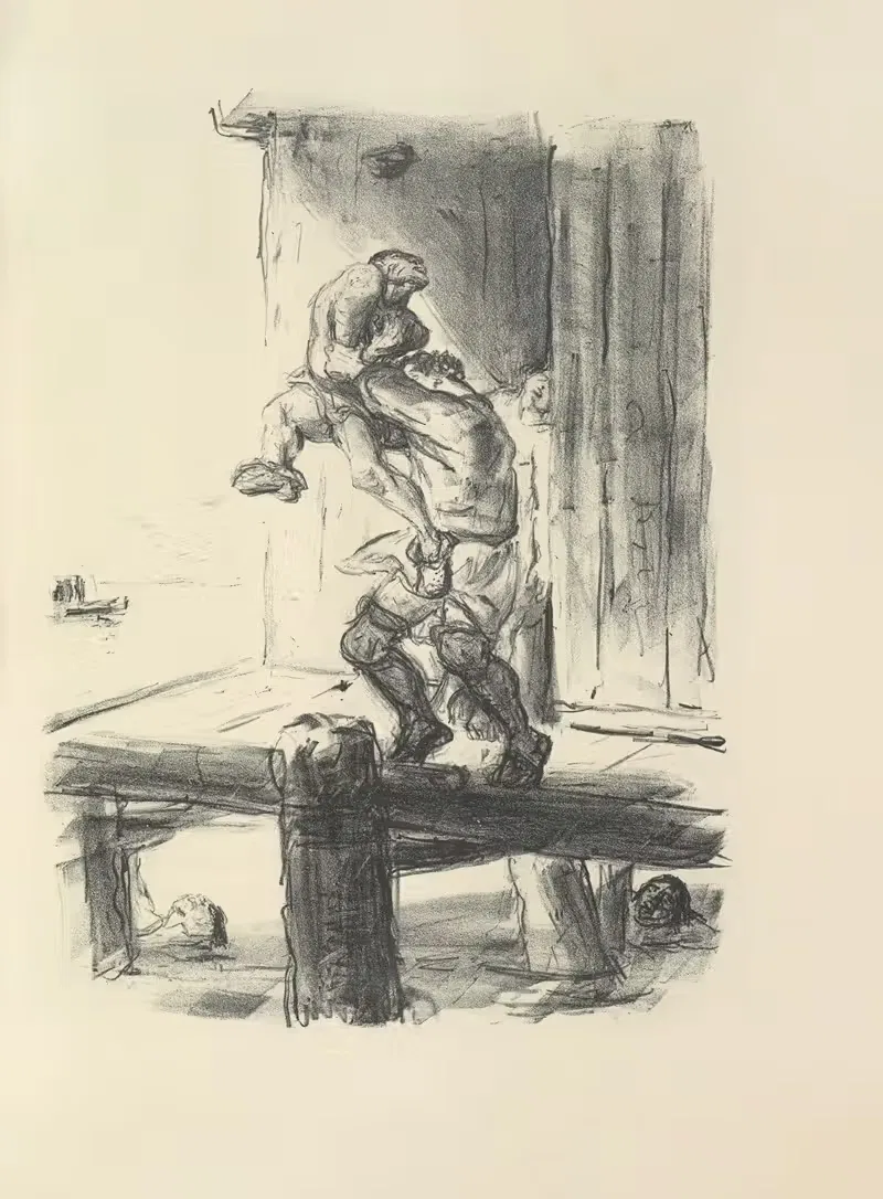 Lederstumpf-Erzählungen Pl.09 — Max Slevogt