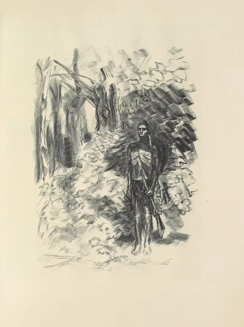 Lederstumpf-Erzählungen Pl.14 — Max Slevogt