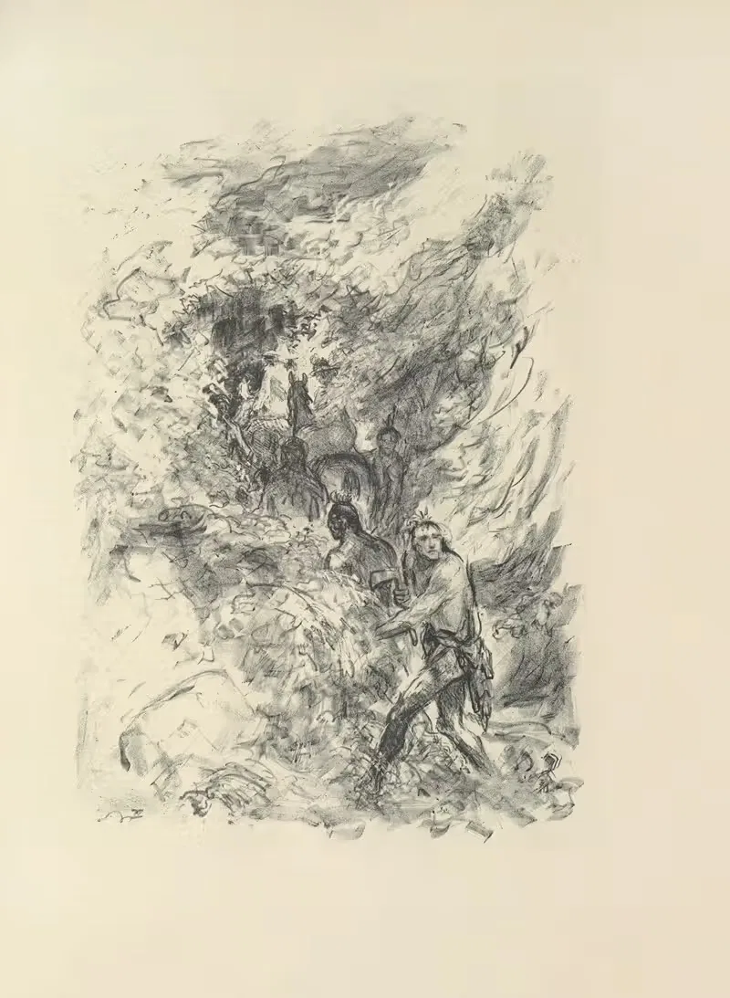 Lederstumpf-Erzählungen Pl.16 — Max Slevogt