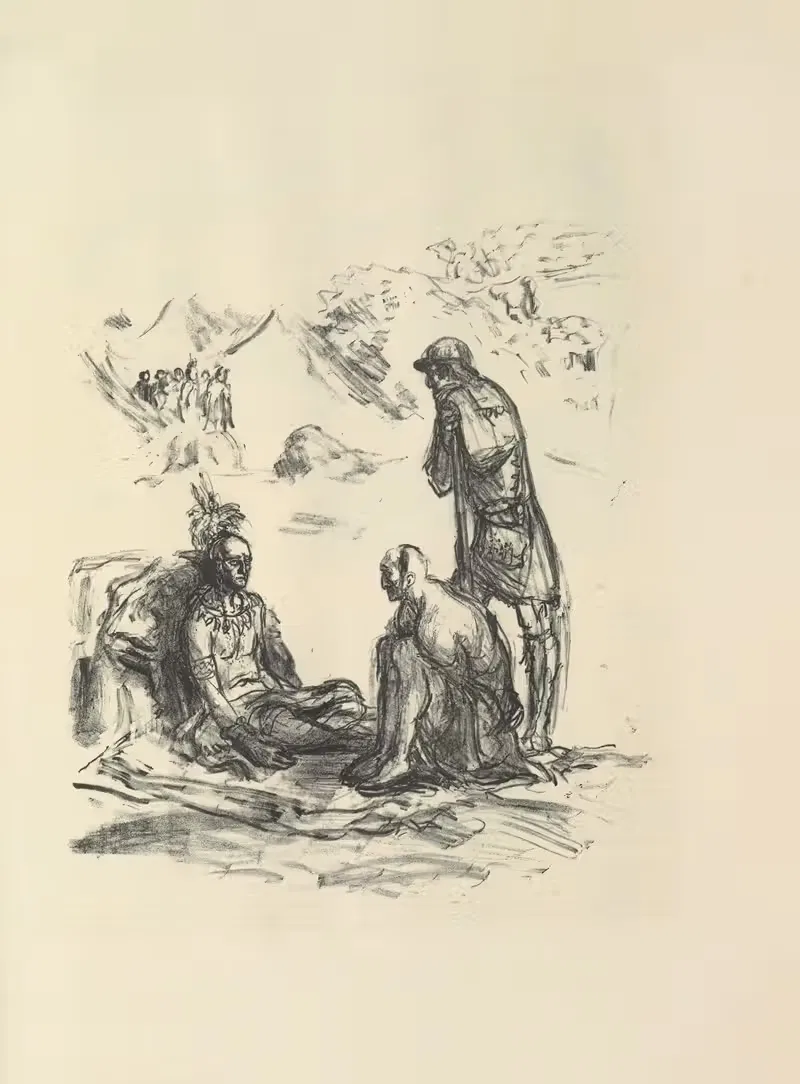 Lederstumpf-Erzählungen Pl.21 — Max Slevogt