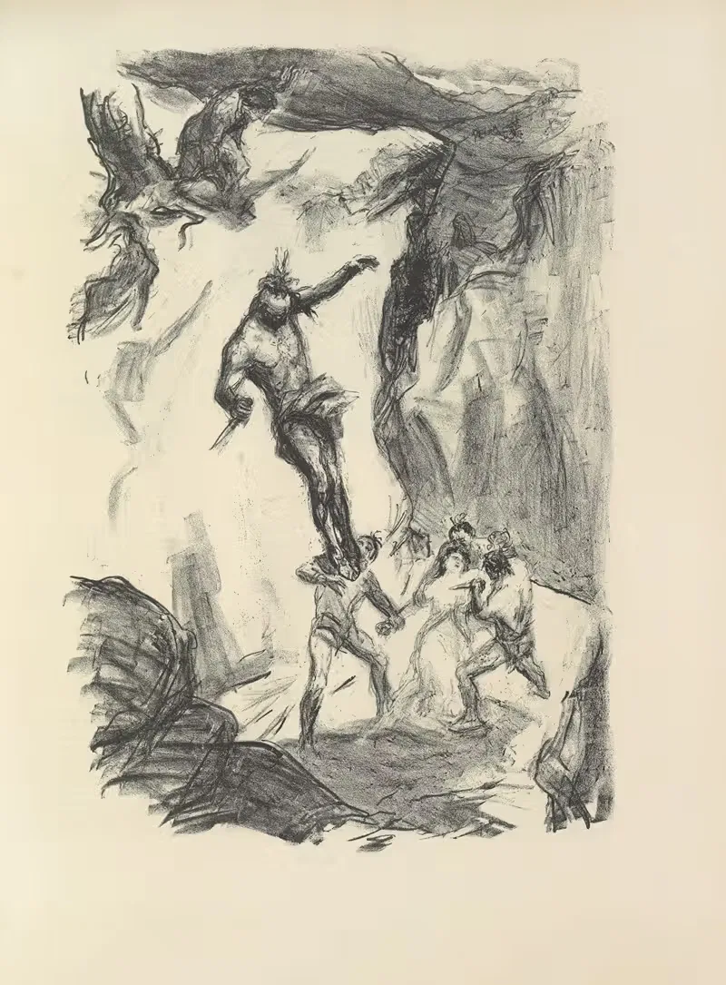 Lederstumpf-Erzählungen Pl.22 — Max Slevogt
