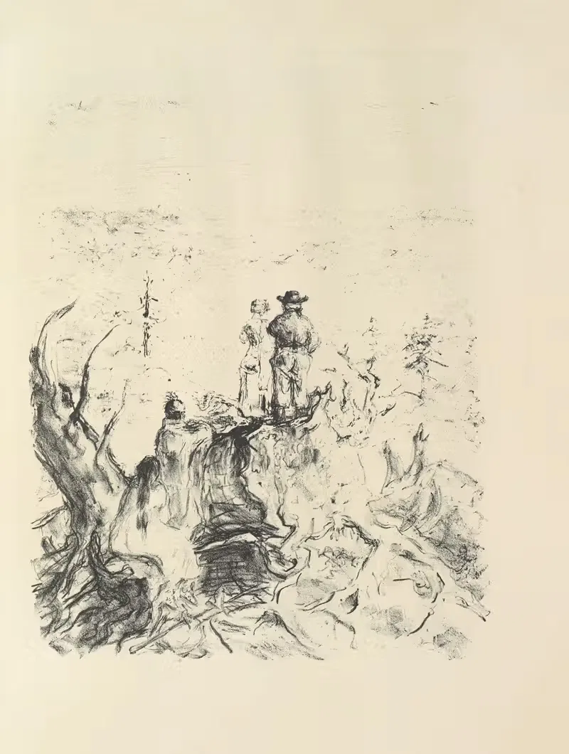 Lederstumpf-Erzählungen Pl.24 — Max Slevogt