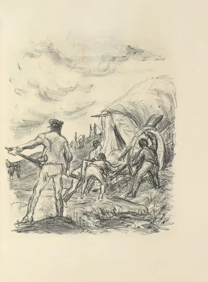 Lederstumpf-Erzählungen Pl.45 — Max Slevogt