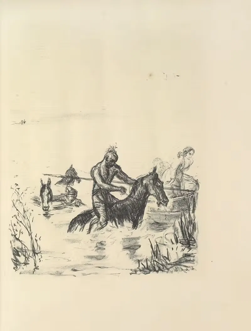 Lederstumpf-Erzählungen Pl.47 — Max Slevogt