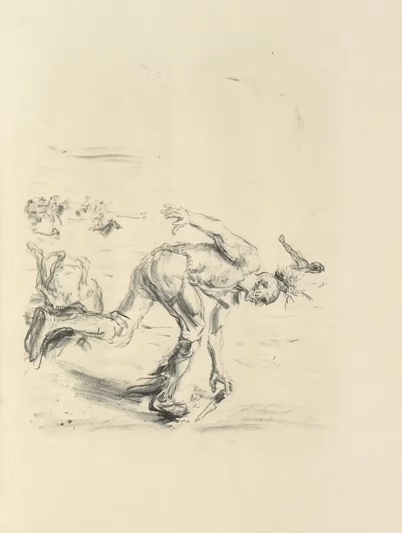 Lederstumpf-Erzählungen Pl.50 — Max Slevogt