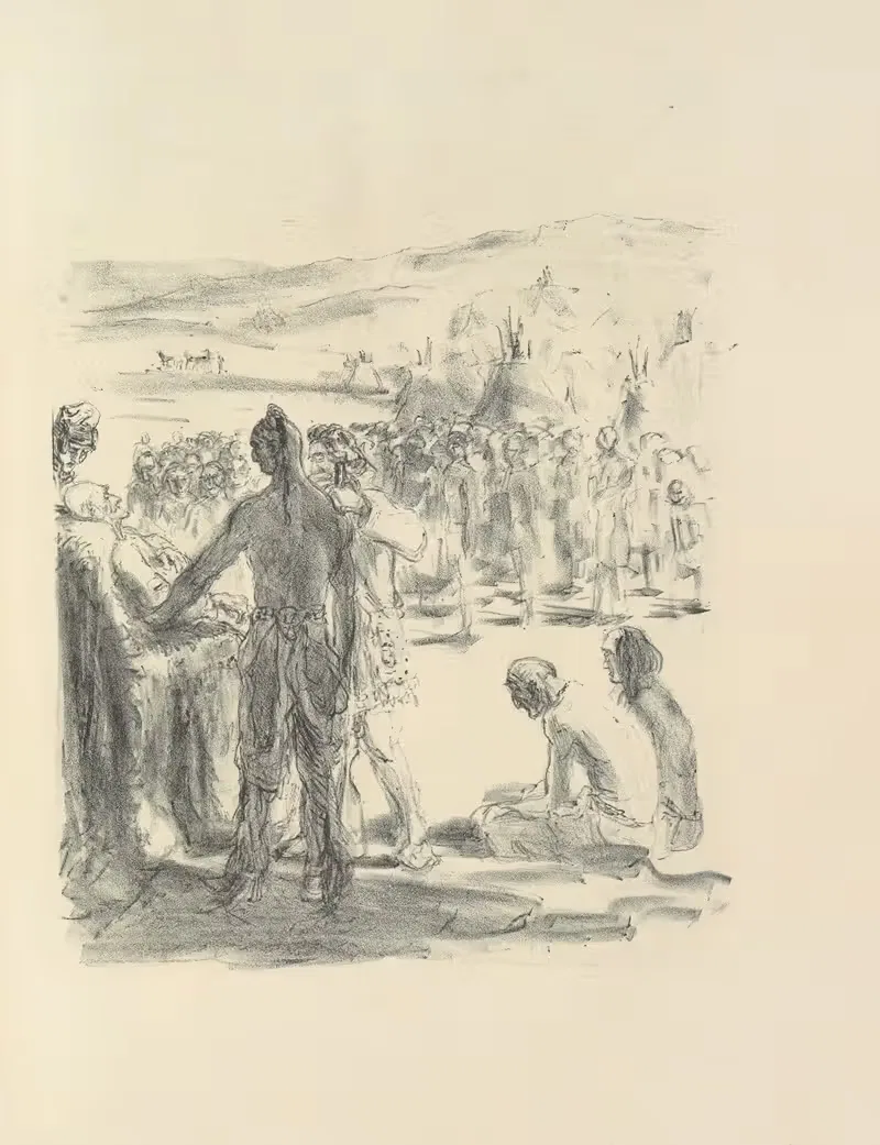 Lederstumpf-Erzählungen Pl.52 — Max Slevogt
