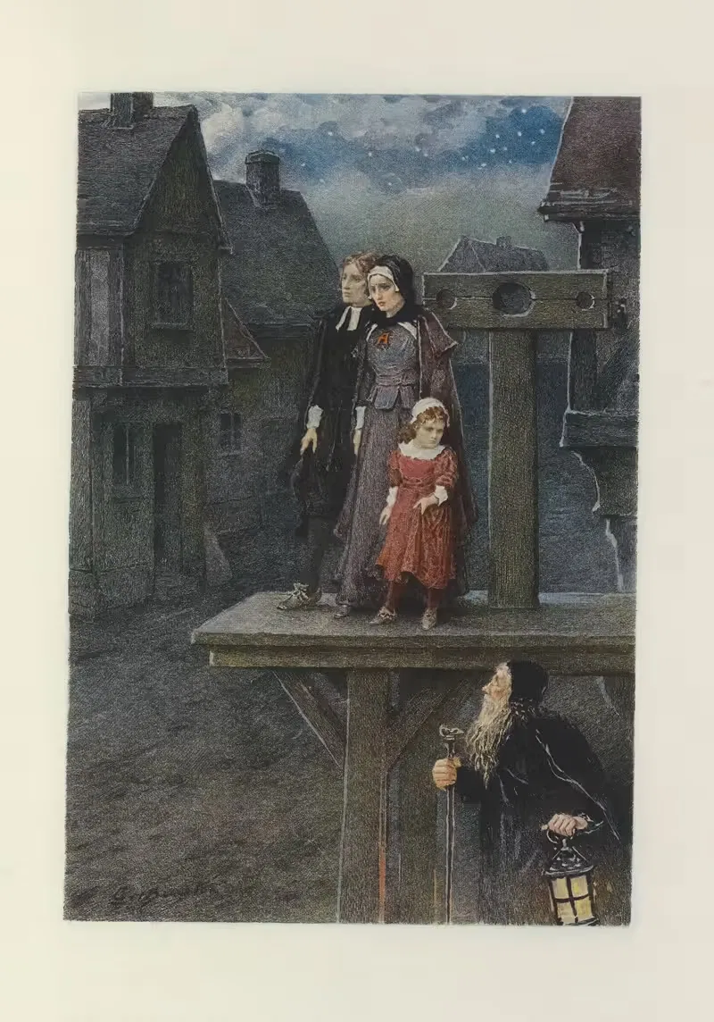 На эшафоте в полночь by Джордж Генри Ботон, 1908 — digital art print download