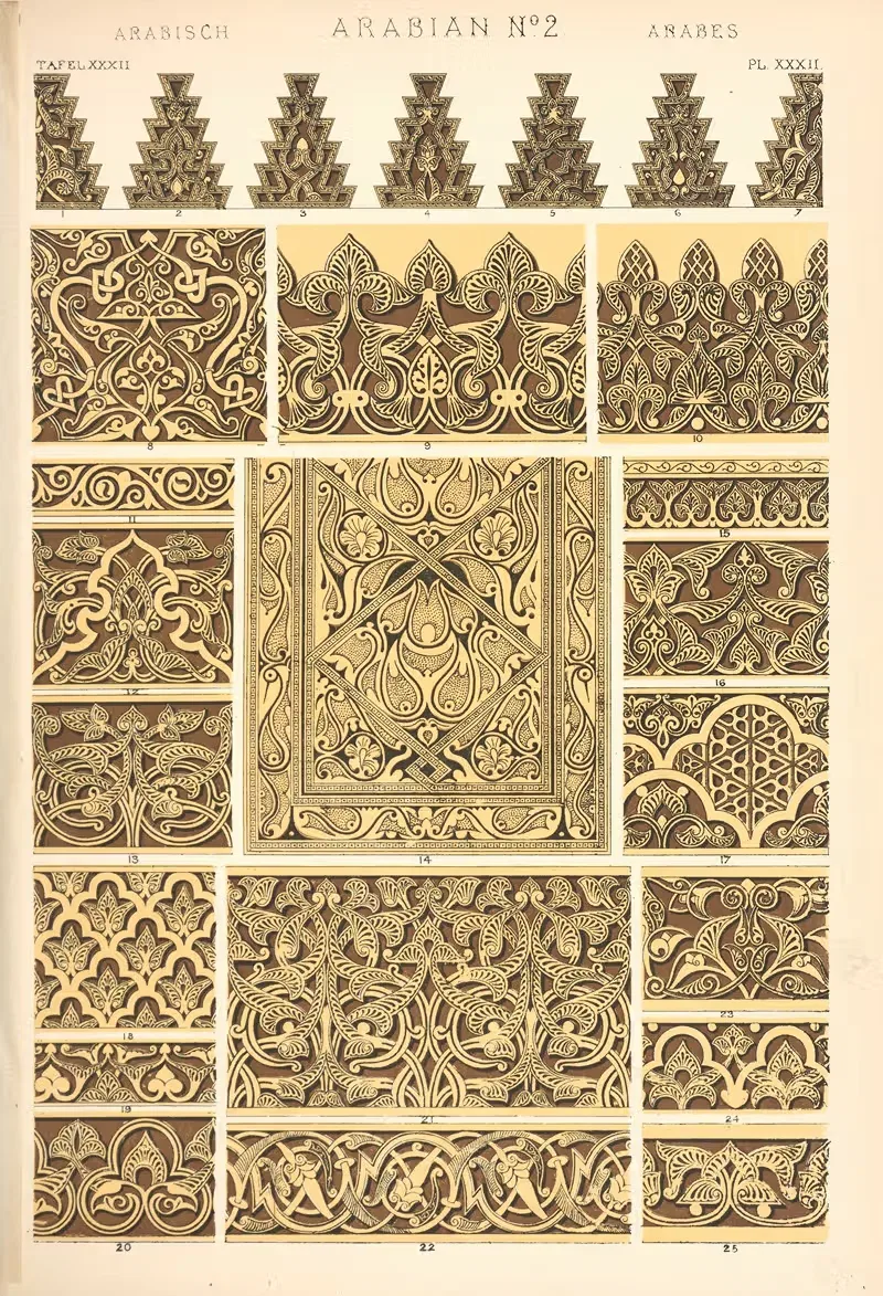 Arabian No. 2 by Owen Jones, 1910 — digital art print download