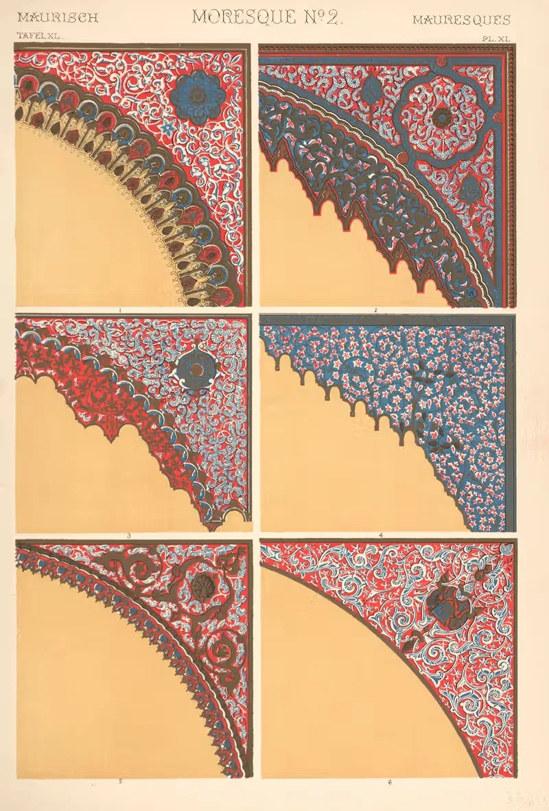 Мавританский № 2 by Оуэн Джонс, 1910 — digital art print download