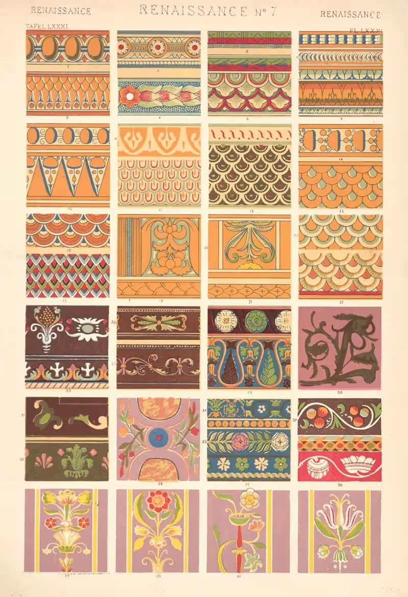 Renaissance No. 7 by Owen Jones, 1910 — digital art print download