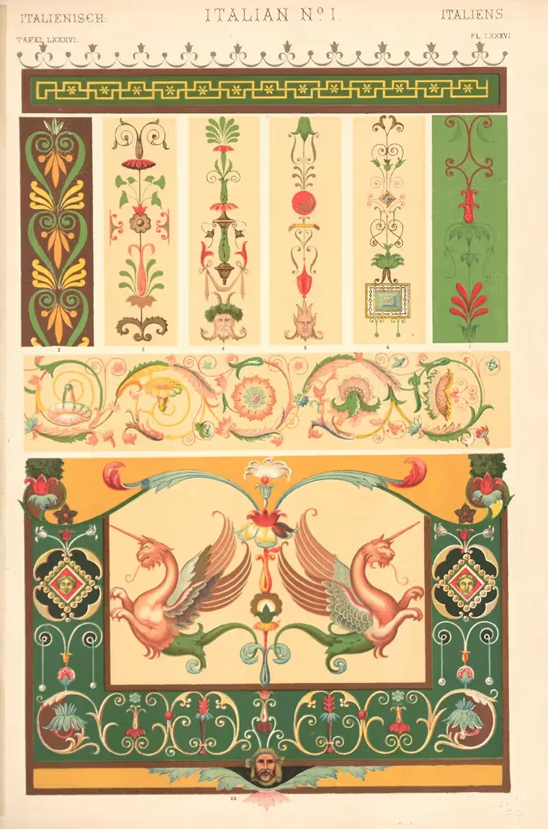 Итальянский № 1 by Оуэн Джонс, 1910 — digital art print download