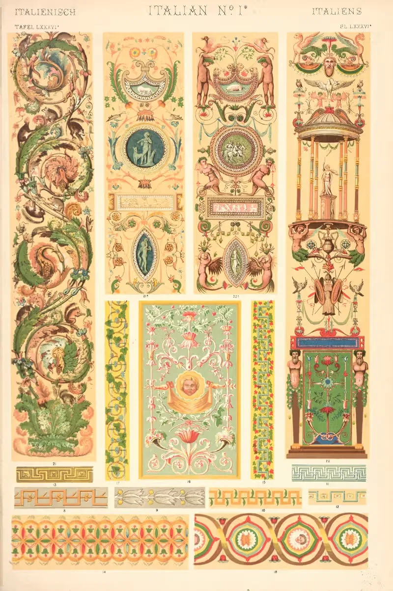 Итальянский № 1 by Оуэн Джонс, 1910 — digital art print download