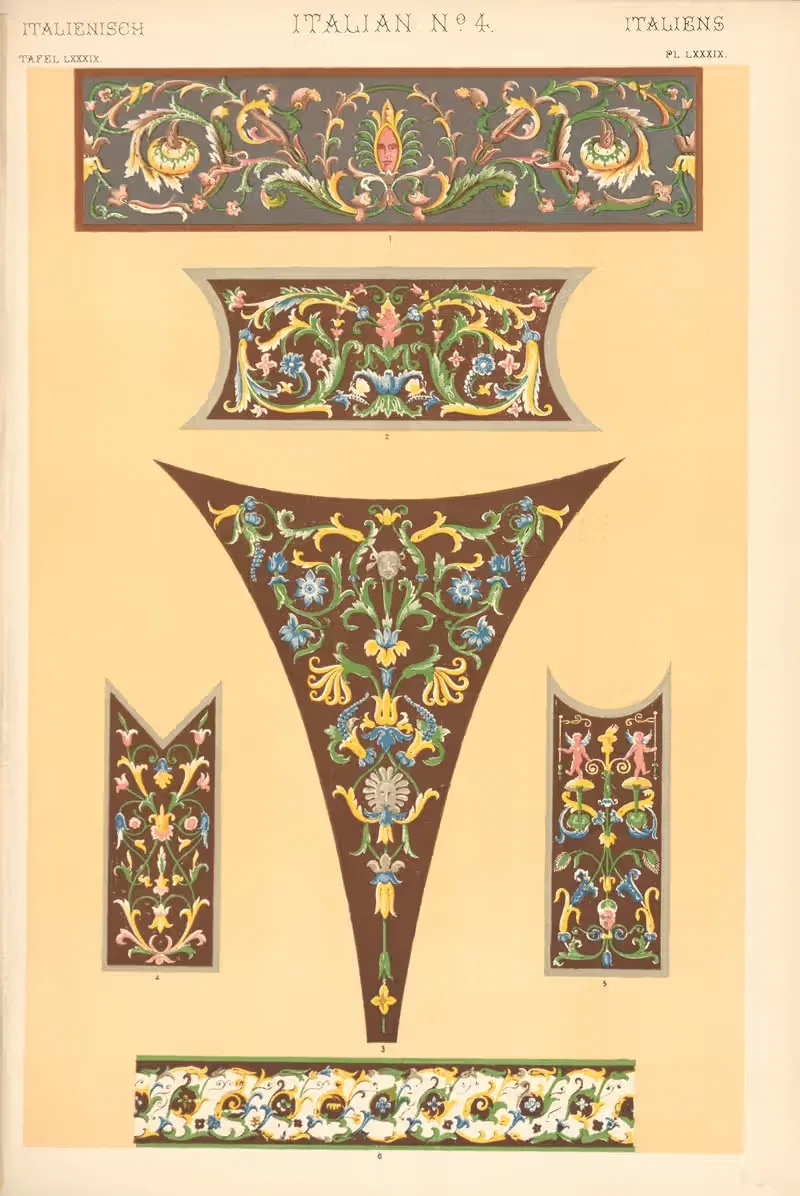 Итальянский № 4 by Оуэн Джонс, 1910 — digital art print download