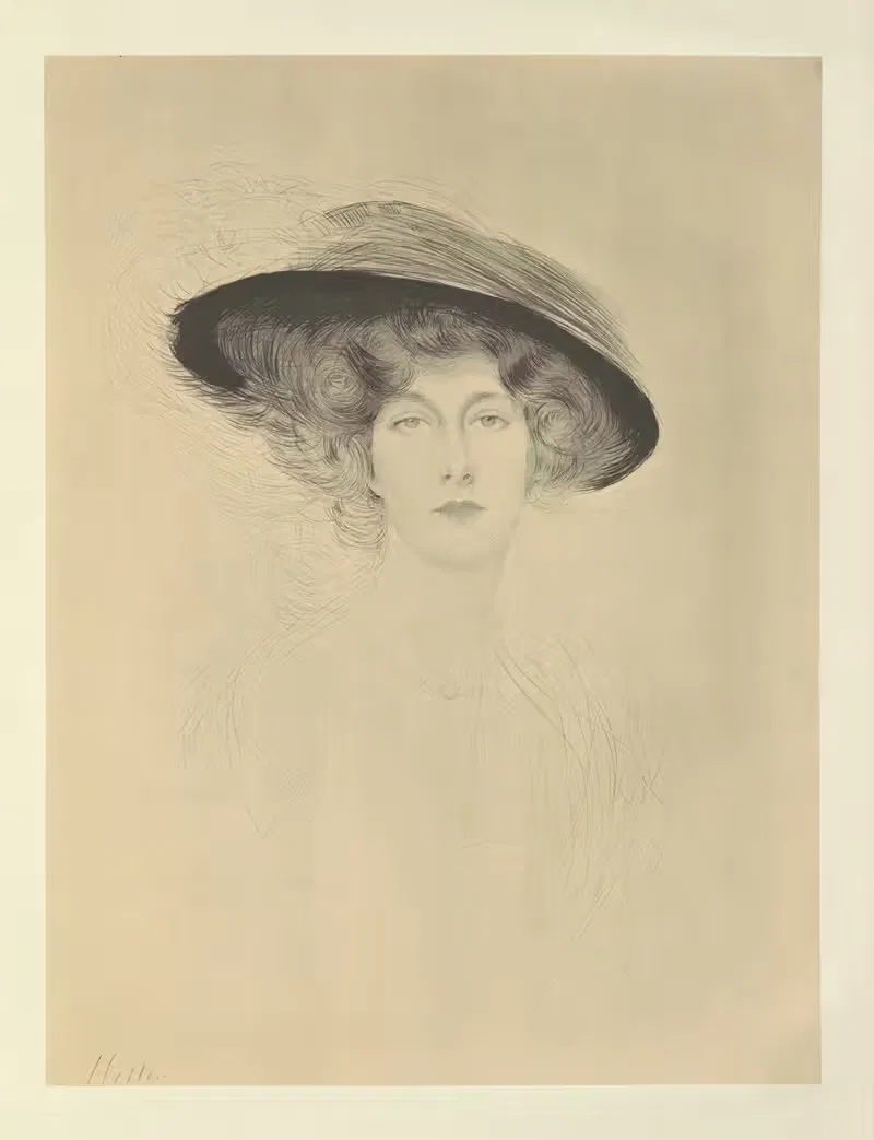 Madame Liane de Pougy — Paul César Helleu