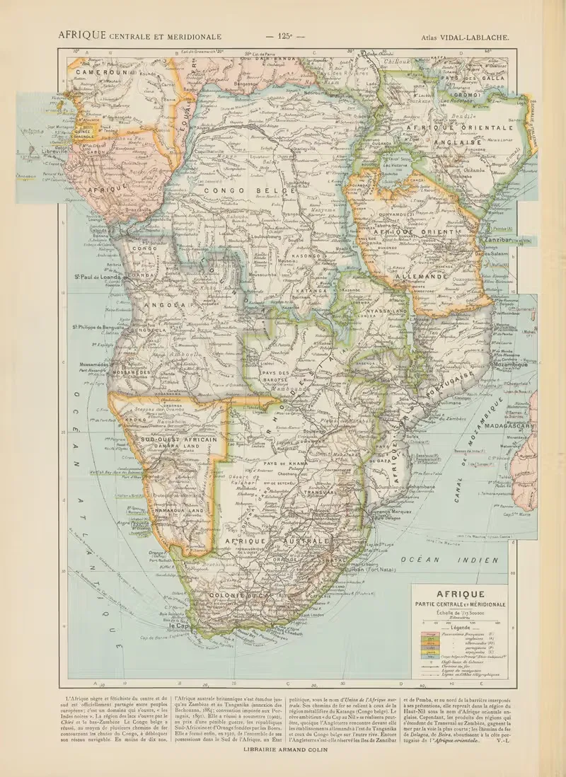 Afrique. Partie Centrale et Méridionale — Paul Vidal de La Blache