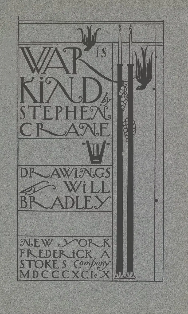 War is kind Pl.1 by Will Bradley, 1899 — digital art print download