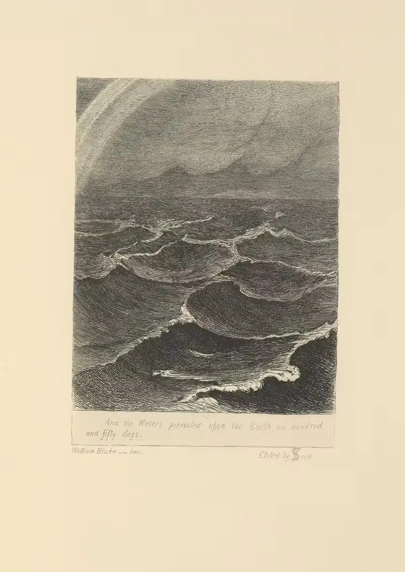 Уильям Блейк; гравюры из его работ Пл.2 by Уильям Белл Скотт, 1878 — digital art print download