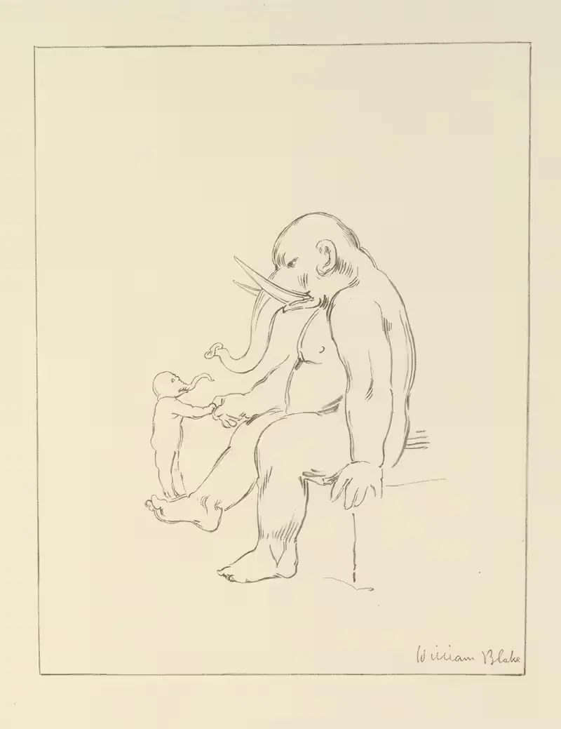 Уильям Блейк; гравюры из его работ, Пл.3 by Уильям Белл Скотт, 1878 — digital art print download