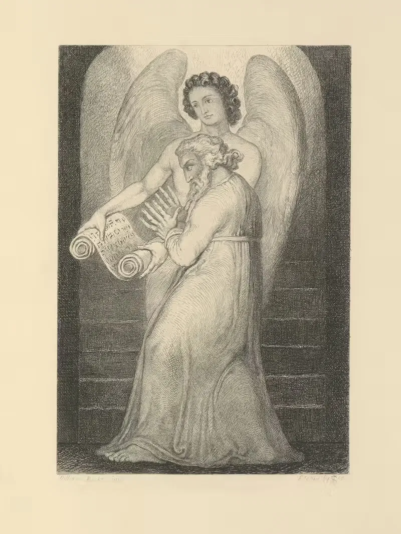 Уильям Блейк; гравюры из его работ Пл.5 by Уильям Белл Скотт, 1878 — digital art print download