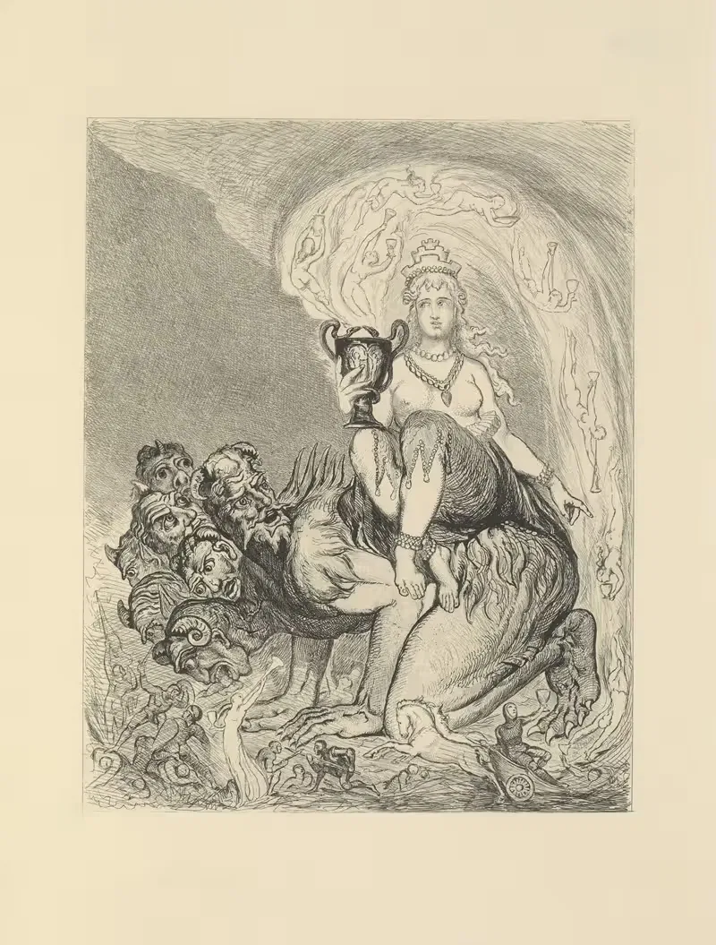 Уильям Блейк; гравюры из его работ Пл.6 by Уильям Белл Скотт, 1878 — digital art print download