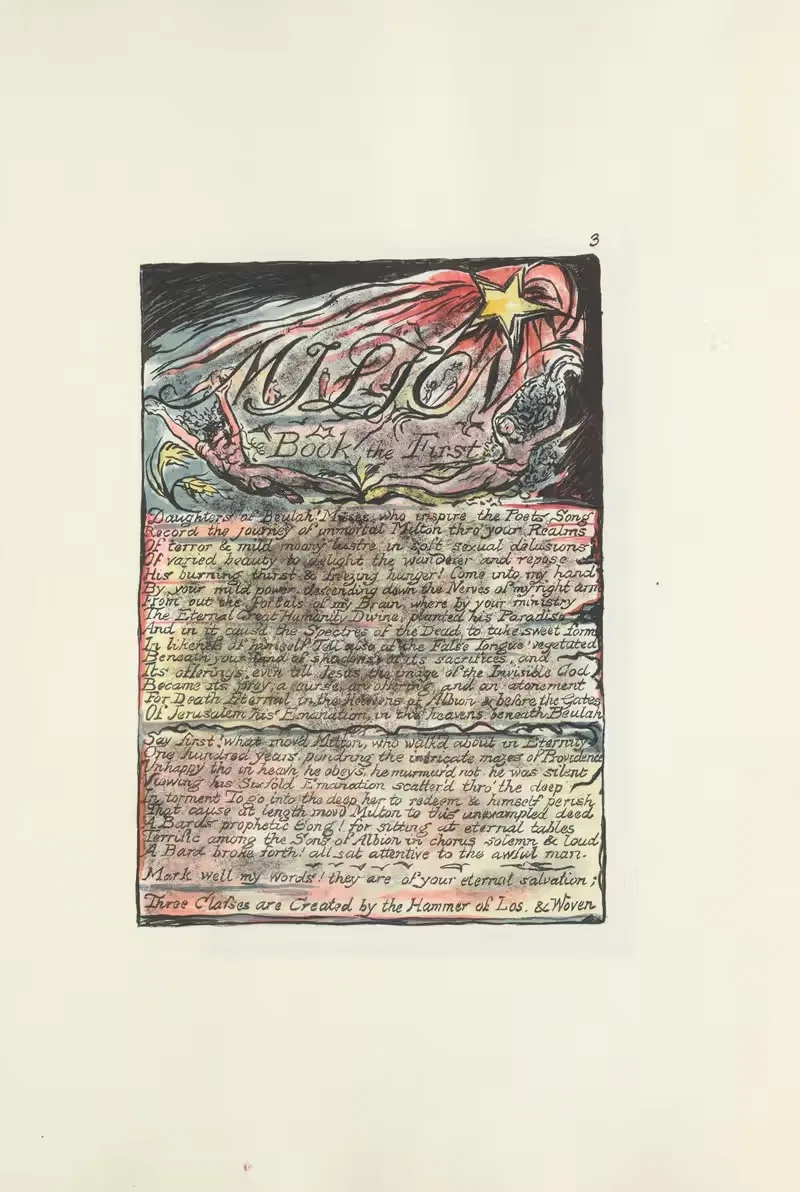 Milton, a poem in 2 books Pl.03 — William Blake
