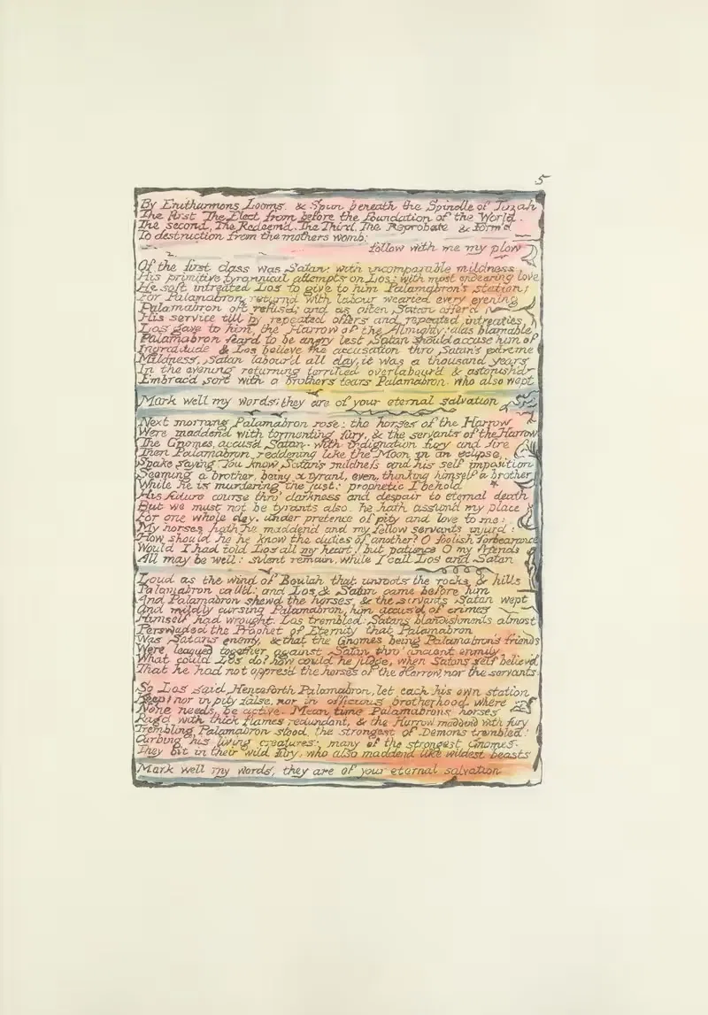 Milton, a poem in 2 books Pl.05 — William Blake