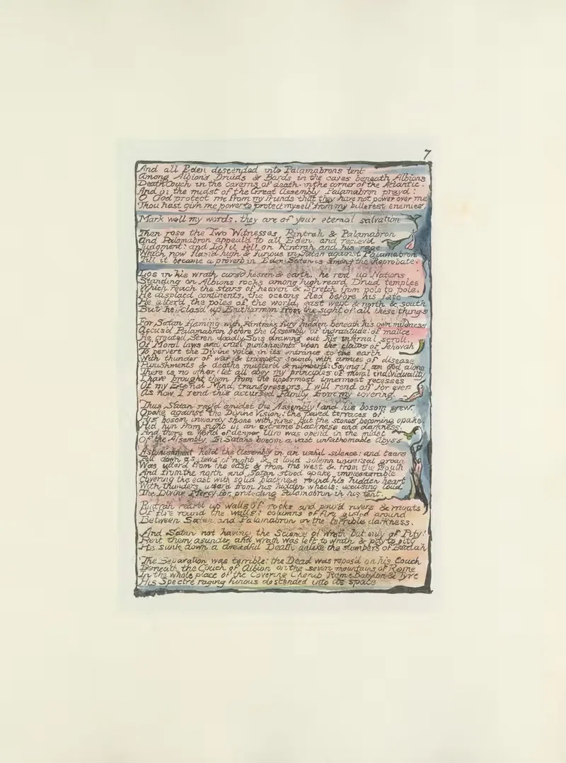 Milton, a poem in 2 books Pl.07 — William Blake