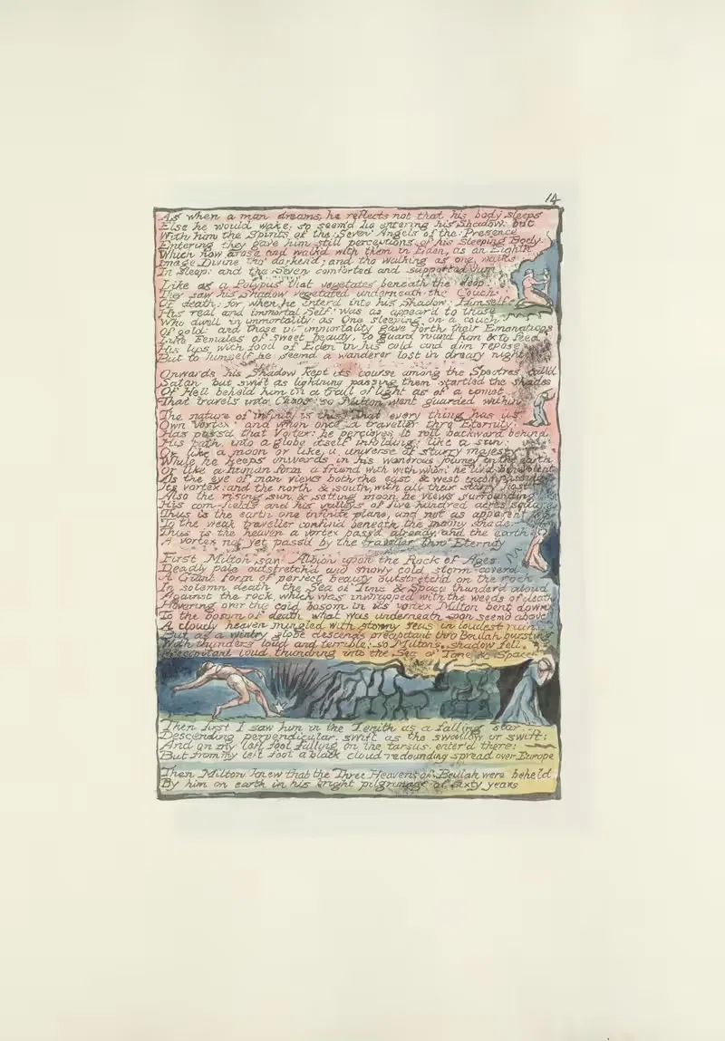 Milton, a poem in 2 books Pl.14 — William Blake