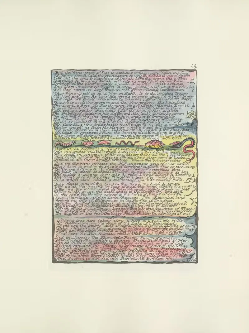 Milton, a poem in 2 books Pl.24 — William Blake