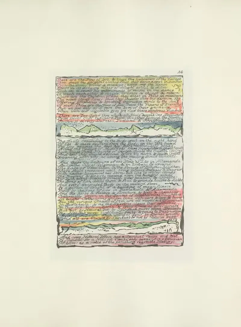 Milton, a poem in 2 books Pl.26 — William Blake