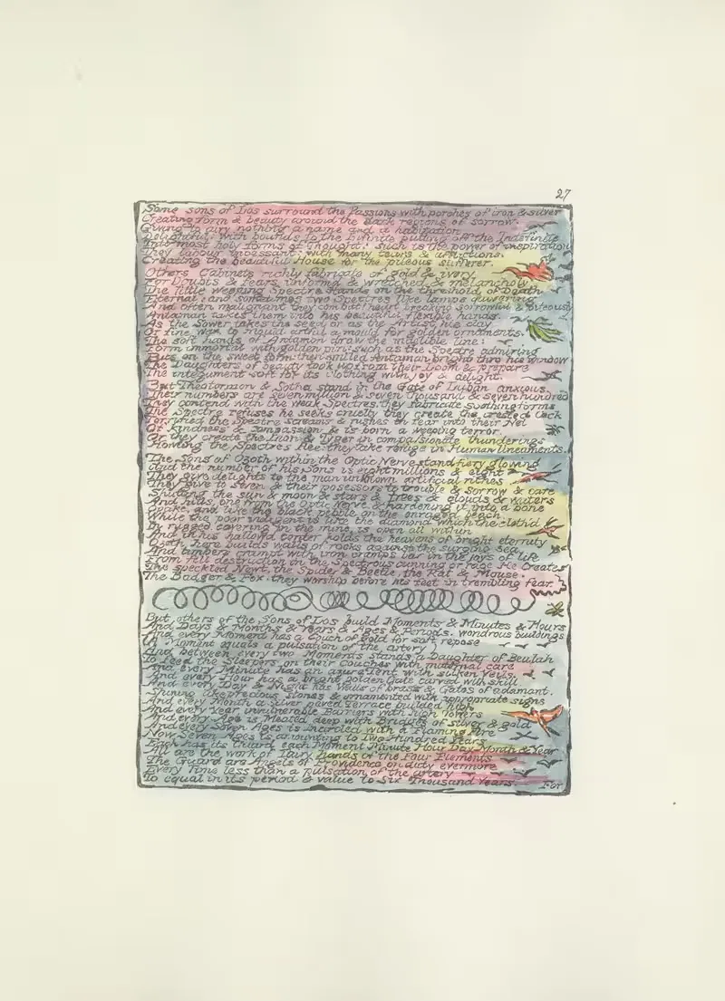 Milton, a poem in 2 books Pl.27 — William Blake
