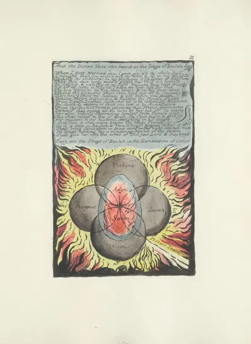 Milton, a poem in 2 books Pl.32 — William Blake