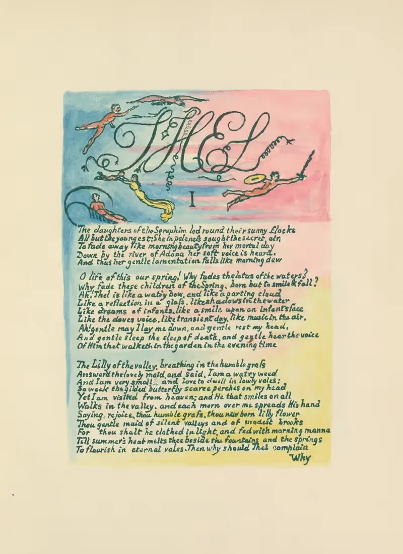 The Book of Thel Pl.2 — William Blake