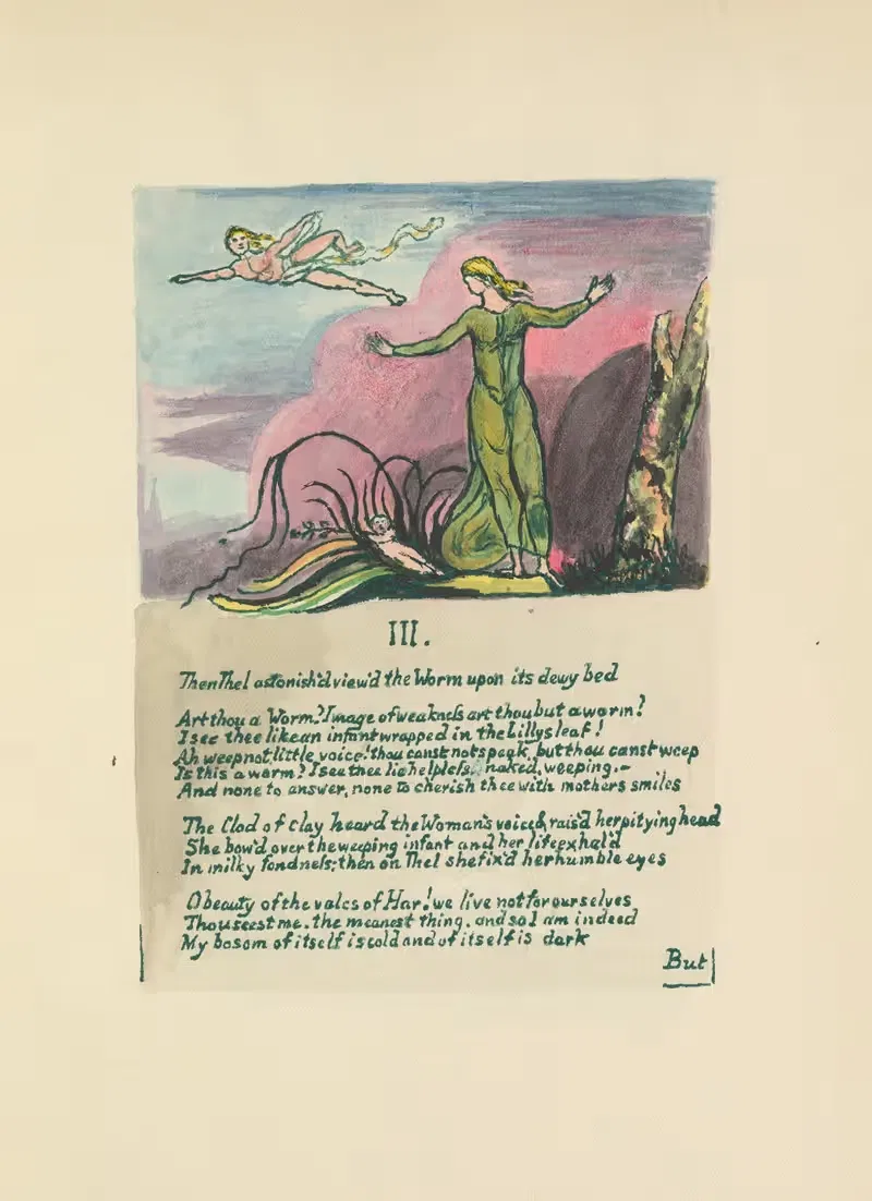 The Book of Thel Pl.5 — William Blake