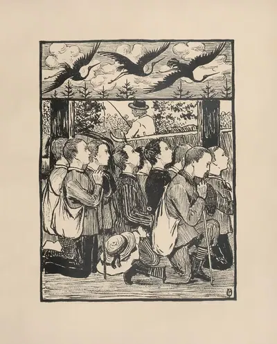 Ёжики, Яськи и Франки Пл.04 by Януш Корчак, 1911 — digital art print download