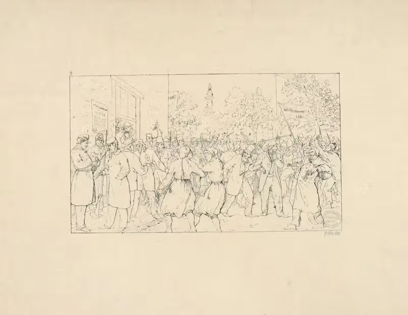 Выборы в Балтиморе, ноябрь 1862 by Адальберт Джон Вольк, 1861–1863 — digital art print download