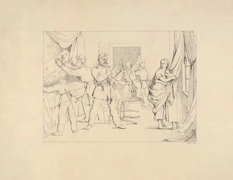 Поиск оружия by Адальберт Джон Вольк, 1861–1863 — digital art print download