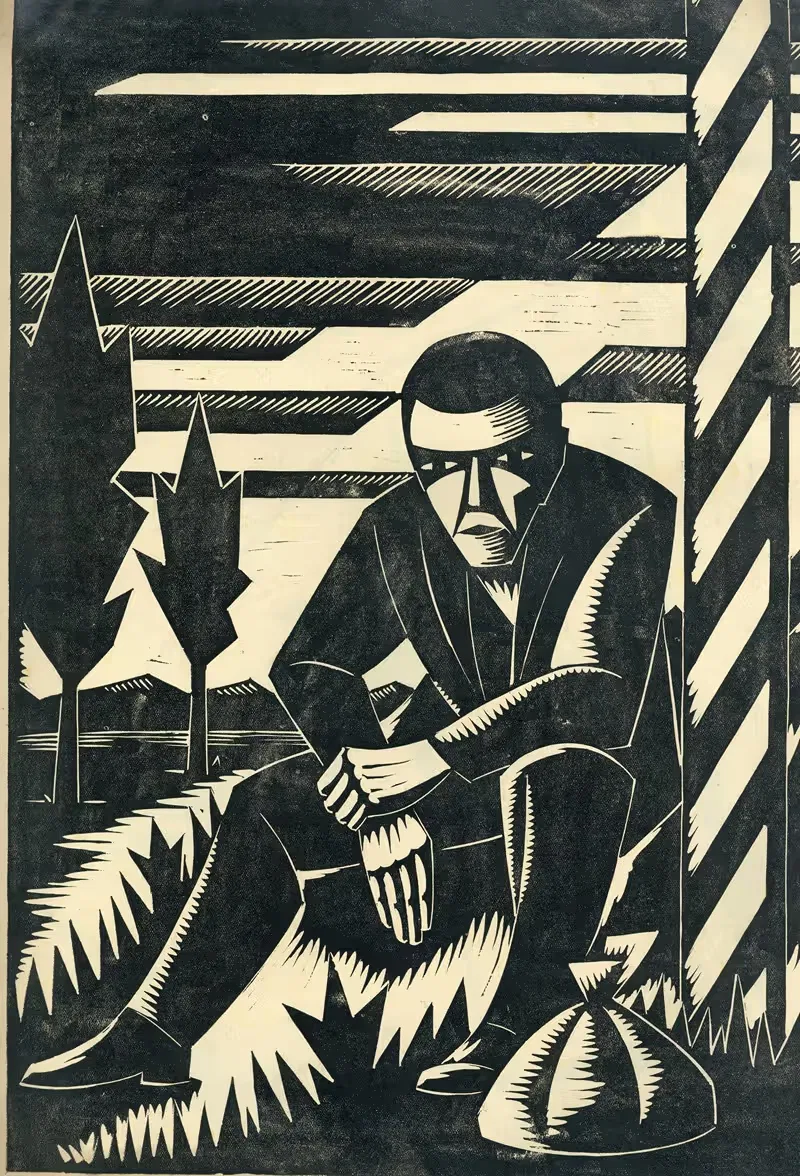 Право на убежище by Альберт Дэененс, 1929 — digital art print download