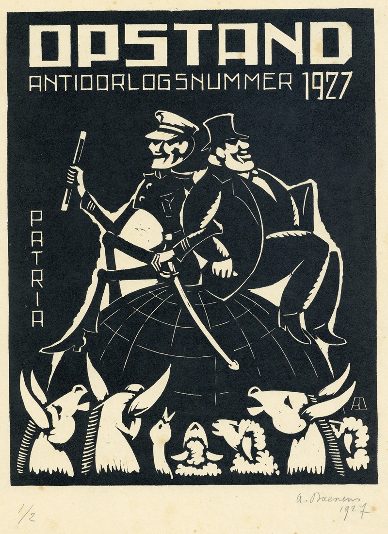 Восстание антивоенного номера by Альберт Дэененс, 1927 — digital art print download