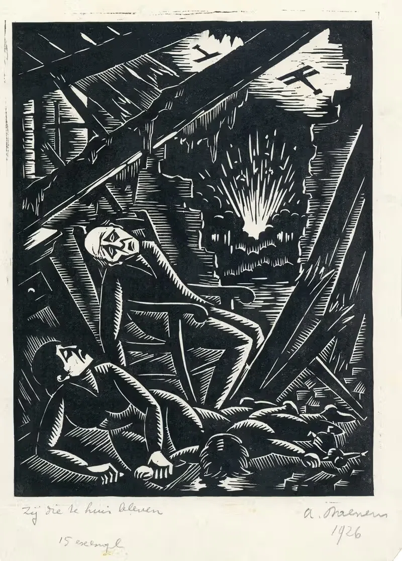 Zij die te huis bleven — Albert Daenens