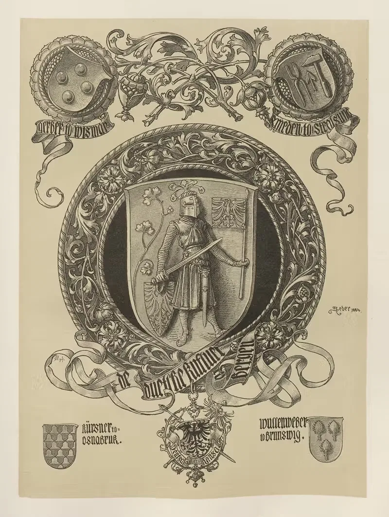 Аллегории и эмблемы Pl.076 by Альберт Ильг, 1882 — digital art print download