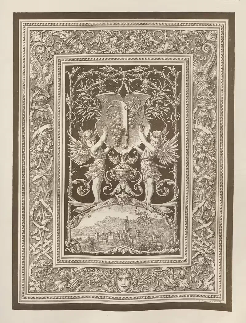 Аллегории и эмблемы Пл.089 by Альберт Ильг, 1882 — digital art print download